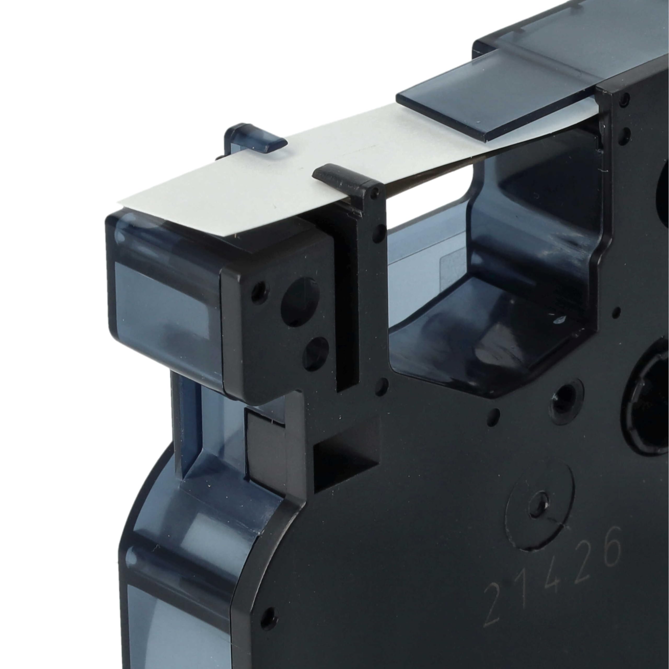 vhbw 50x Cassetta nastro sostituisce Dymo S0720530, D1 per etichettatrice 7m x 12 mm nero su bianco