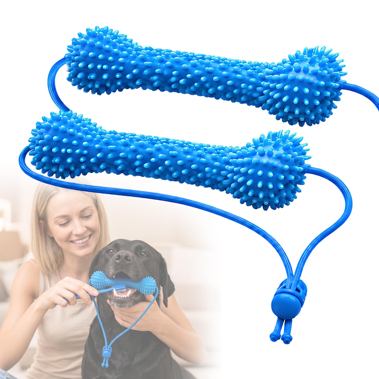 OEHUG Dog Tooth Cleaning Chew Toy and Mouth Opener, Dog Chew Toys (2 PCS)