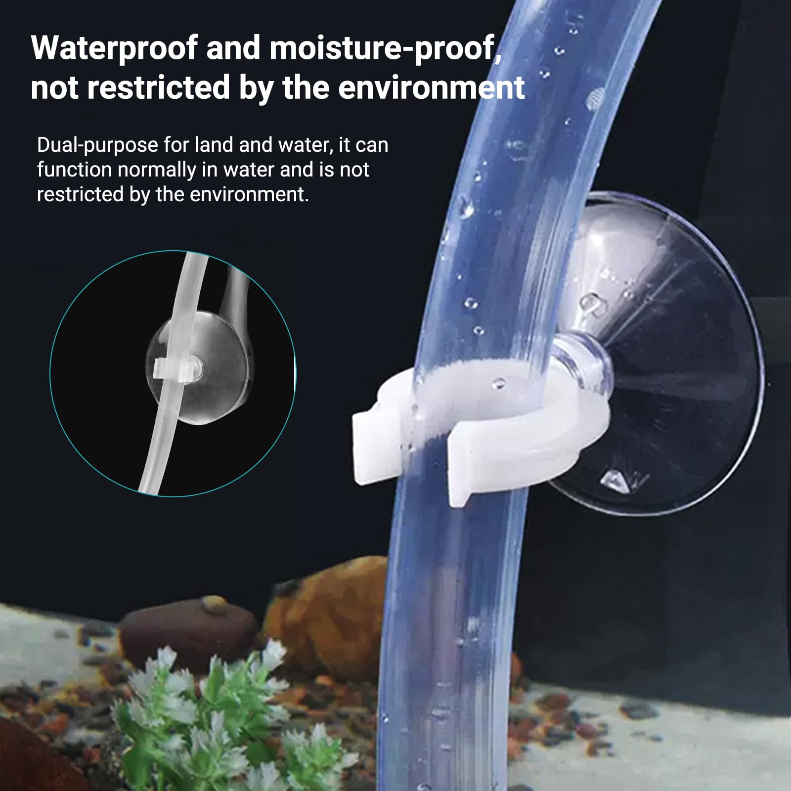 Ventose Trasparenti 3cm per Acquario Supporto Riscaldatore Filtro Suzione Forte