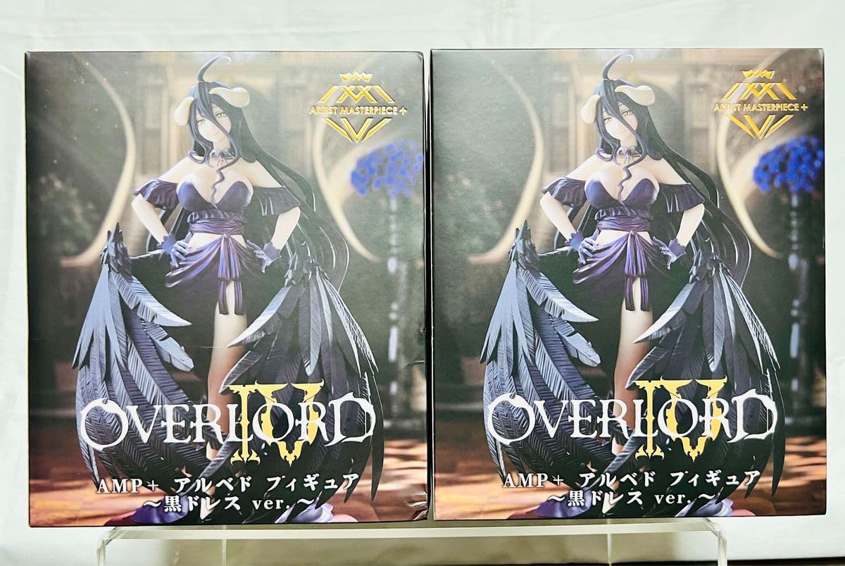 オーバーロードⅣ AMP＋ アルベド 黒ドレス 白ドレス 2体セット 黒と白の誘惑があなたを惑わす！『オーバーロード』ドレス姿の