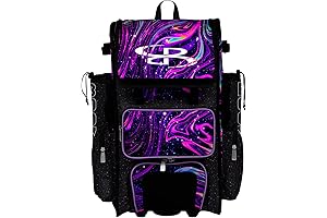 Boombah Superpack Hybrid Rolling Bat Bag - Wheeled andamp; Backpack Version