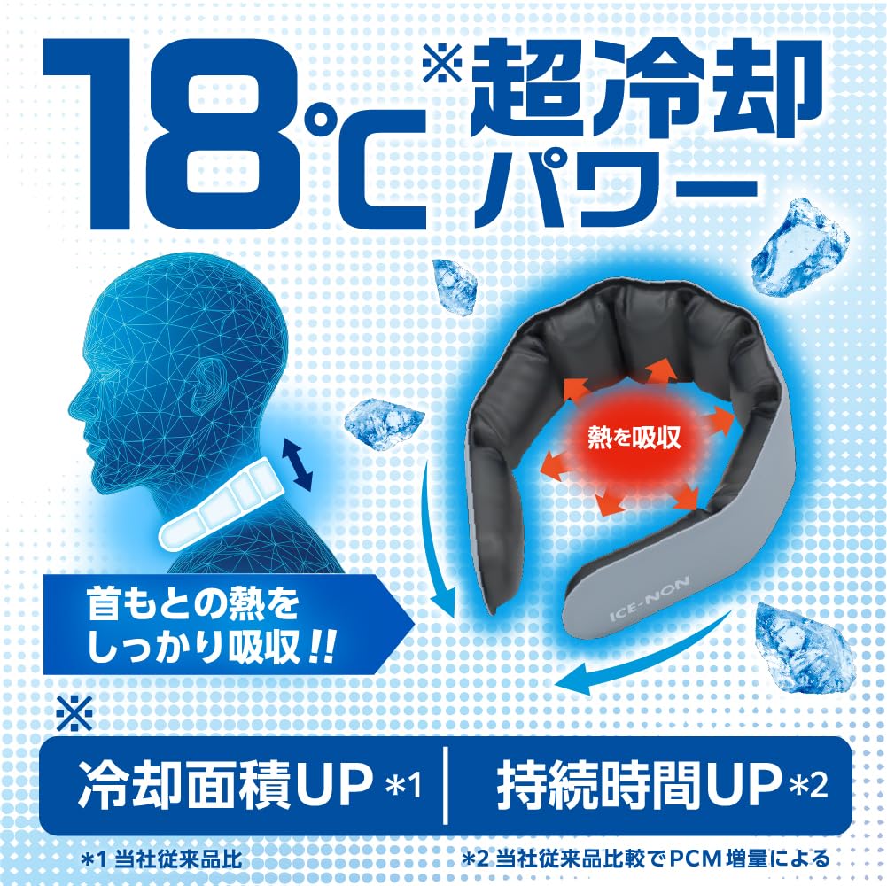 Amazon.co.jp: アイスノン ネッククーラー NEO クールネックリング