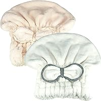 Vista 1 de Jseng Gorro Grande de Microfibra de Secado Rápido para Cabello [Nueva Actualización], Extremadamente Suave y Ultra Absorbente, Gorros de Secado