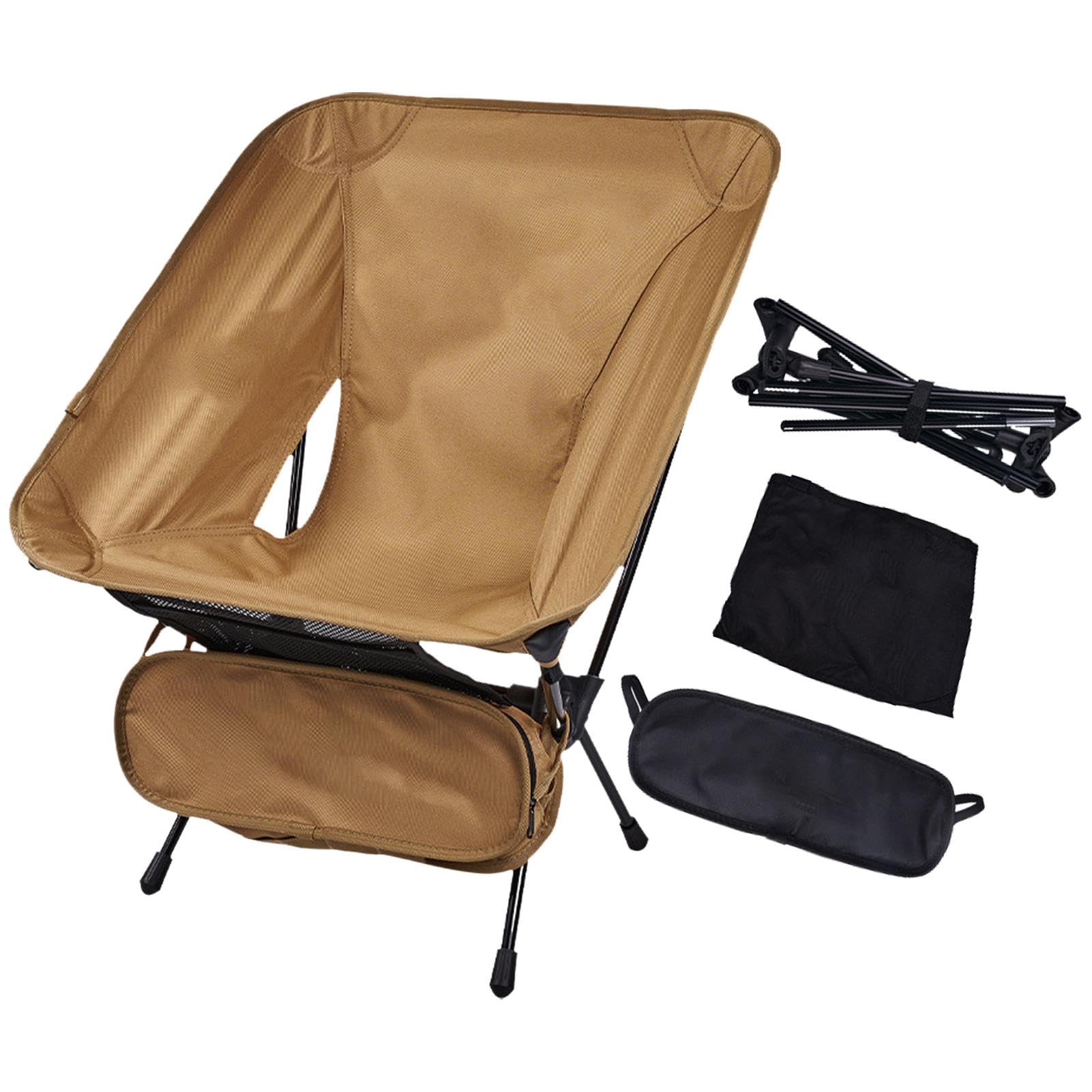 Sedia da spiaggia portatile | Sedile ergonomico pieghevole | Sedia da campeggio pieghevole leggera | Zaino Sedile da spiaggia Sedia da esterno compatta Sedile da trekking pieghevole Como