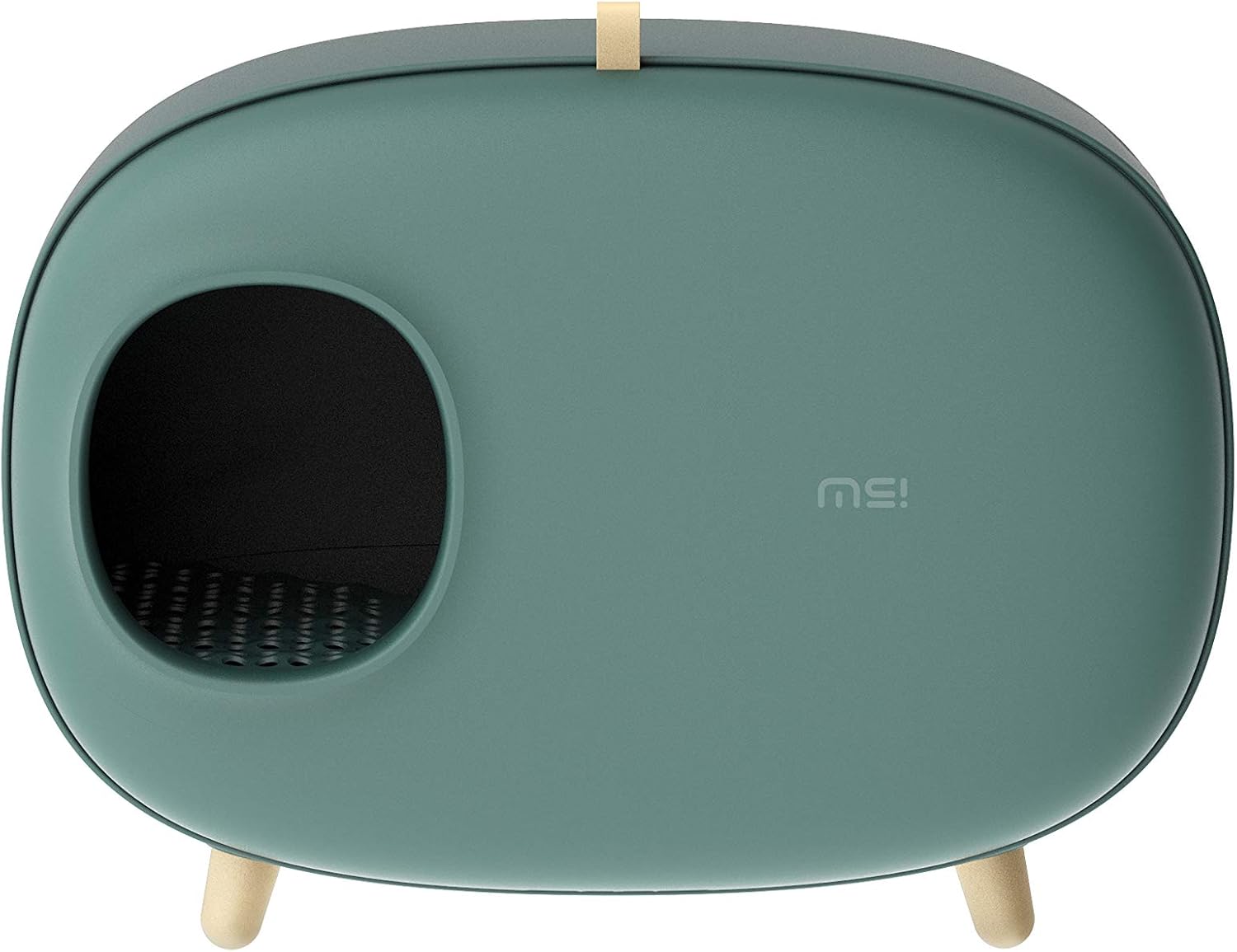 MS Cat Litter Box for Easier Handling of Cat Litter, Enclosed Design, Easy to Clean, Prevent