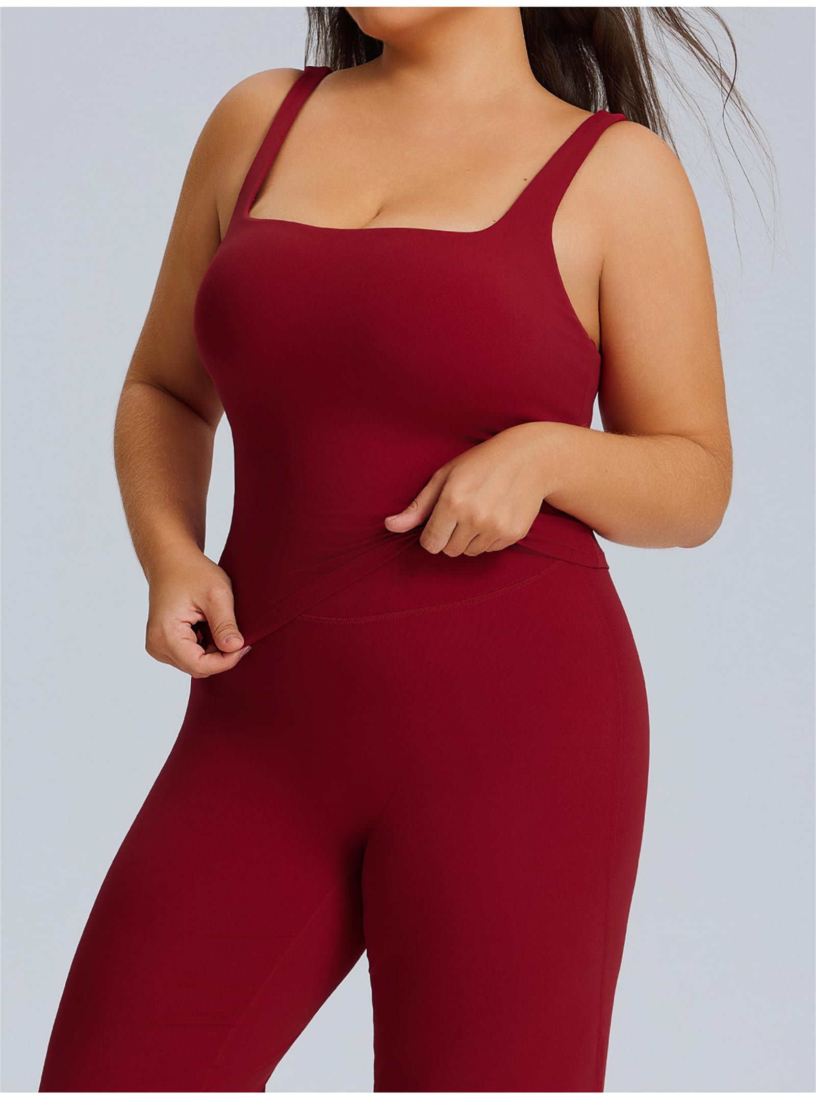 Donne Yoga Allenamento Set 2 Pezzi Vestiti Casual Sport Canotte Reggiseno Canotta Palestra Yoga Pantaloni Leggings Allentati Stretch Pantaloni della tuta