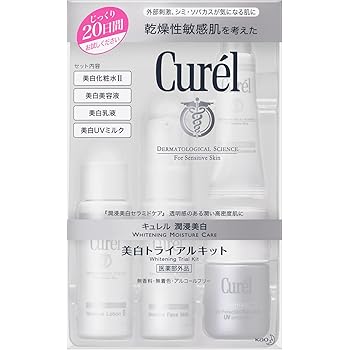 Amazon 花王 キュレル 美白トライアルキット キュレル フェイスケアセット 通販