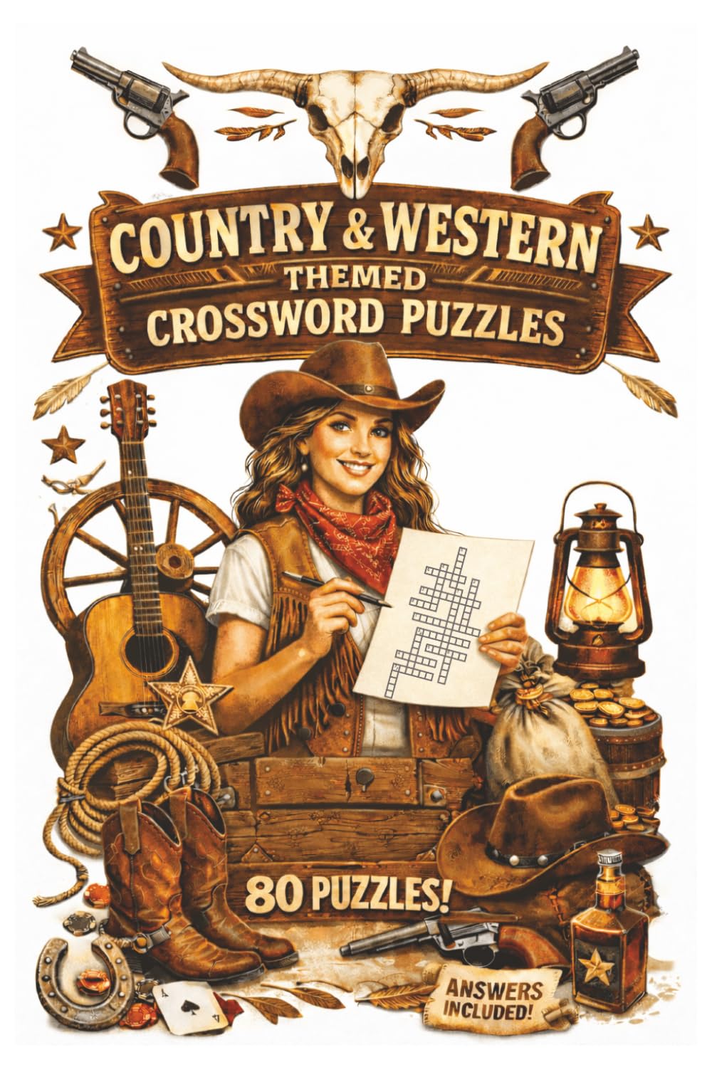 Country & Western Themes Crossword Puzzle: Saddle Up for a Wild West Puzzle Adventure!