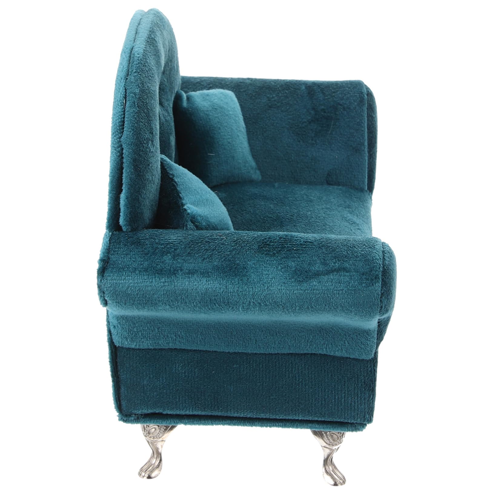 Boîte à bijoux Healvian en tissu bleu, écrin raffiné à compartiments amovibles