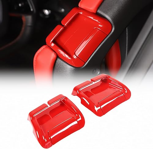 Kit de cubierta decorativa de hebilla para cinturón de seguridad compatible con Chevrolet Corvette C8 2020-2023, accesorios de repuesto para hebilla
