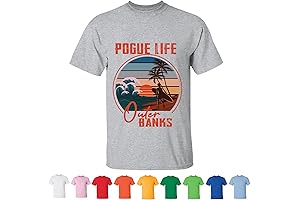 North Carolina Outer Banks Beach Vibes Surfing T-shirt for Teen Girls