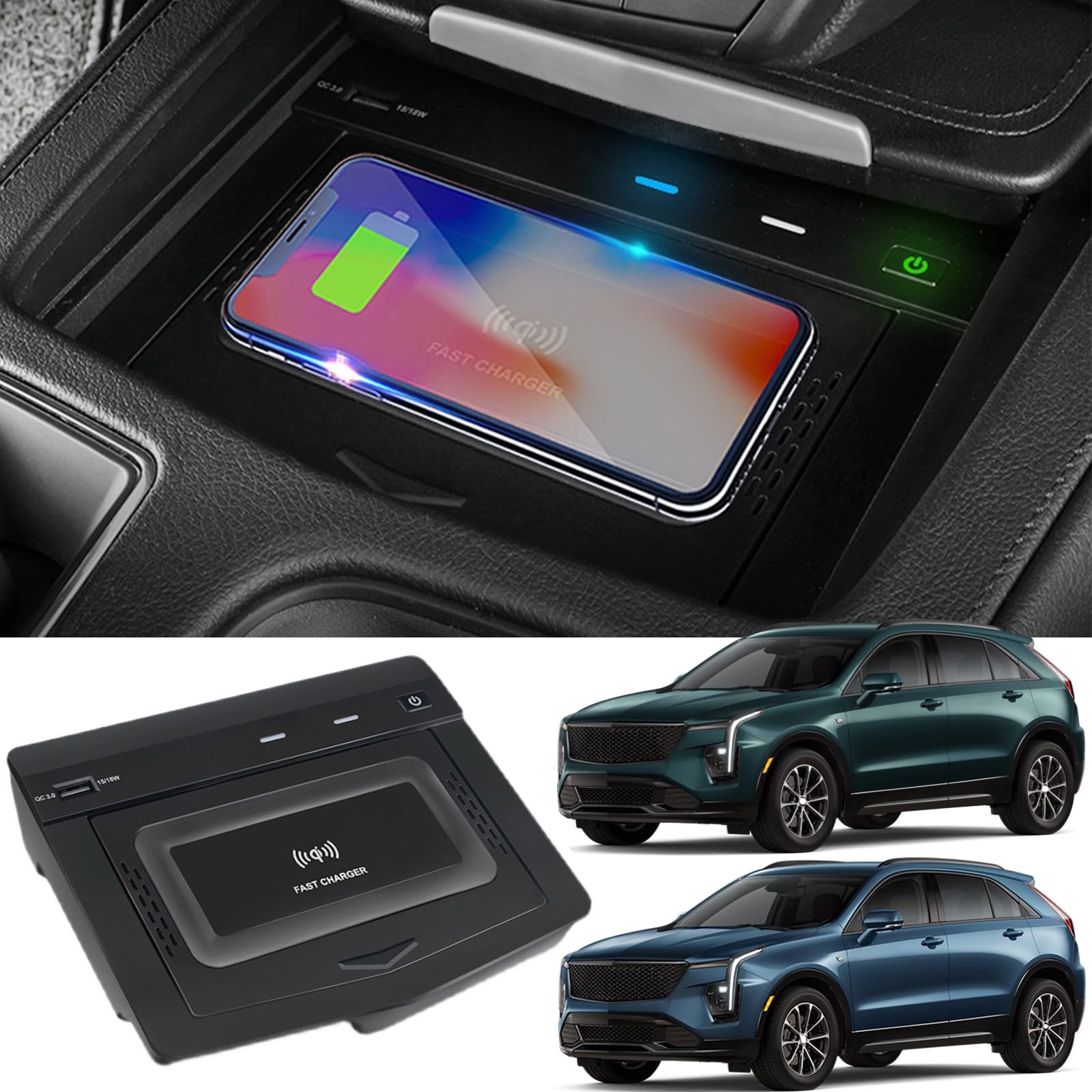 Cadillac ワイヤレスヘッドホン 2台 リモコンセット 23140631 Cadillac