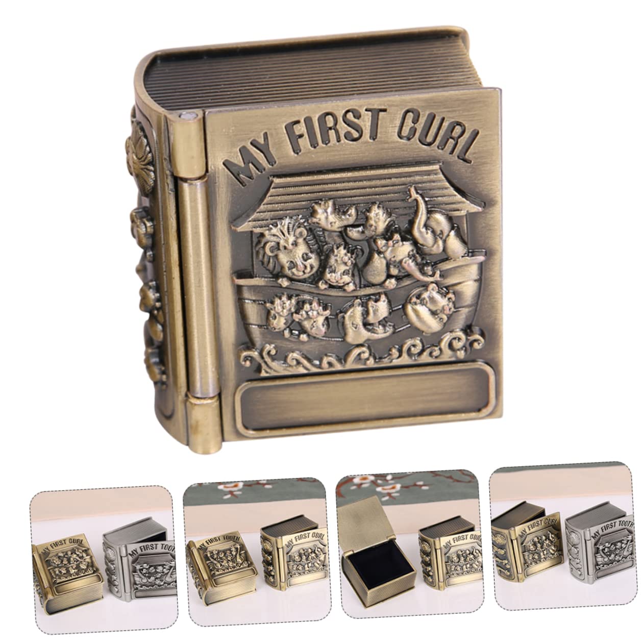 SUPVOX Small Trinket Organizer for Storage Box Newborn Keepsake Box Teeth Collection