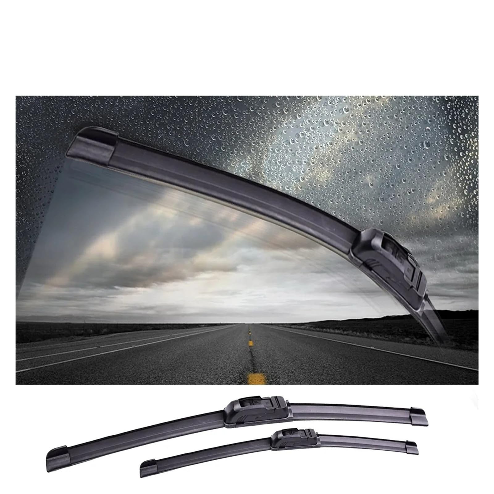 Silencio Escobilla Escobillas Limpiaparabrisas Delanteras Y Traseras Para Mazda 2 Demio DJ 2015-2019, Accesorios De Corte