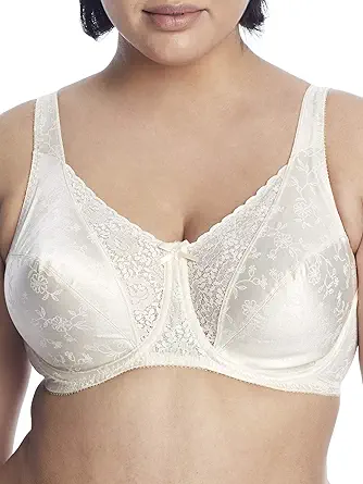 Playtex Women's Secrets Love My Curves Signature Floral Underwire Full Coverage Bra Us4422