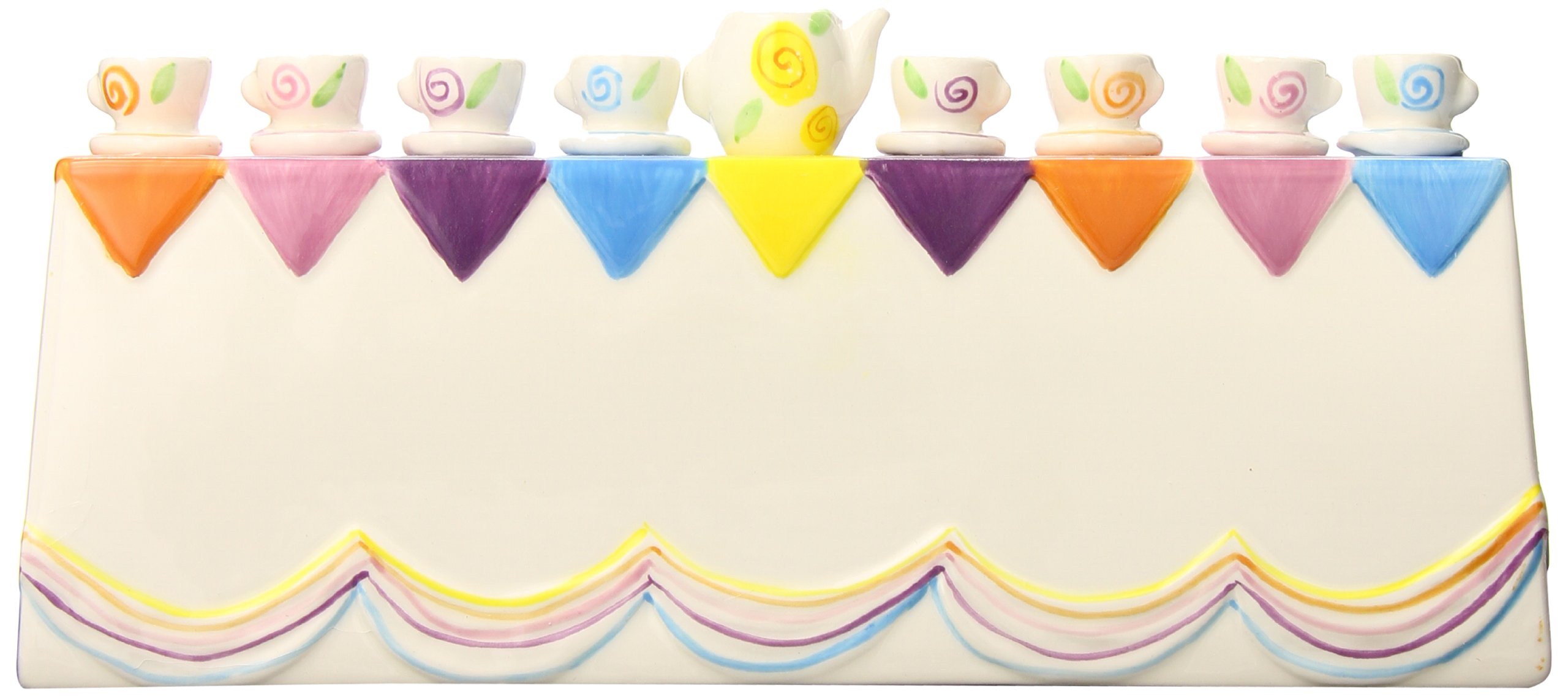 Gift Mark Themed Menorah, Teacup