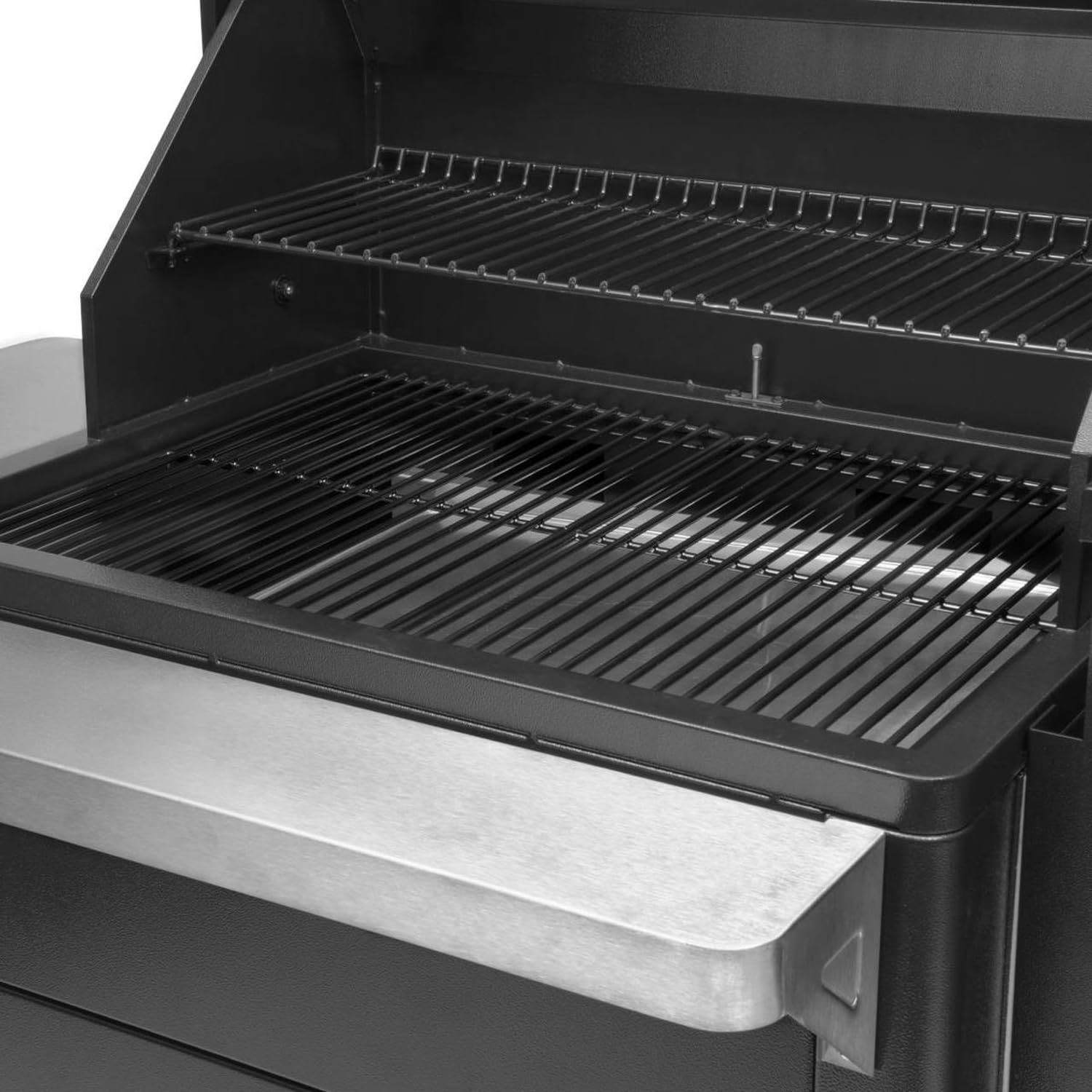 Traeger Silverton 620 Pelletgrill inkl. Abdeckhaube und 1 Set Ablaufbleche 9 kg Pellettank App-Steuerung vollautomatische Abbrand-Regulierung