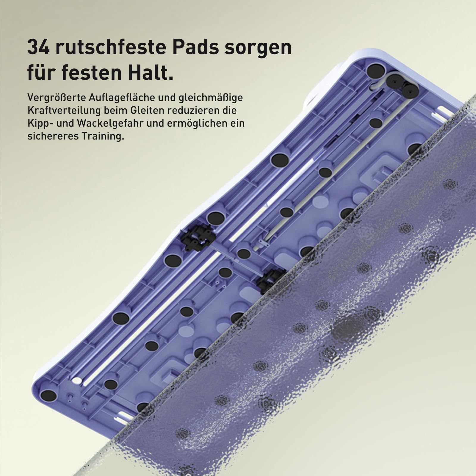 Pilates Board, Faltbarer Pilates Reformer Maschine Set für Zuhause Multifunktional Bauchtrainer Automatischer Rückprall Home Workout Equipment