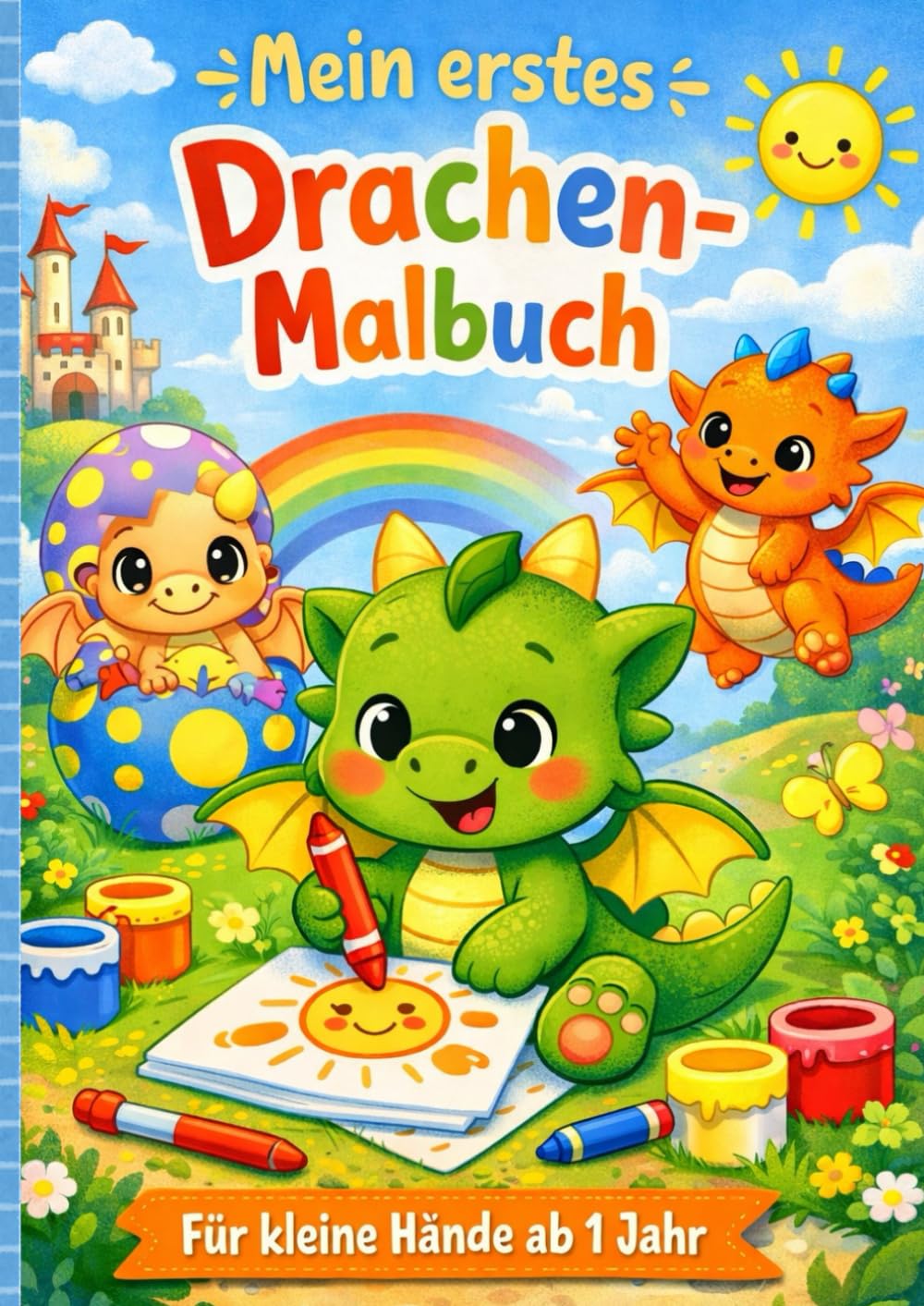 Mein erstes Drachen-Malbuch: Für kleine Hände ab 1 Jahr