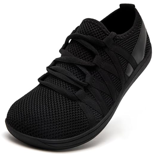 Linenghs Barefoot Shoes Women Minimalist Wide Toe Box Walking Shoes Zero Drop Sole Width Fashion Sneaker Trail Runner