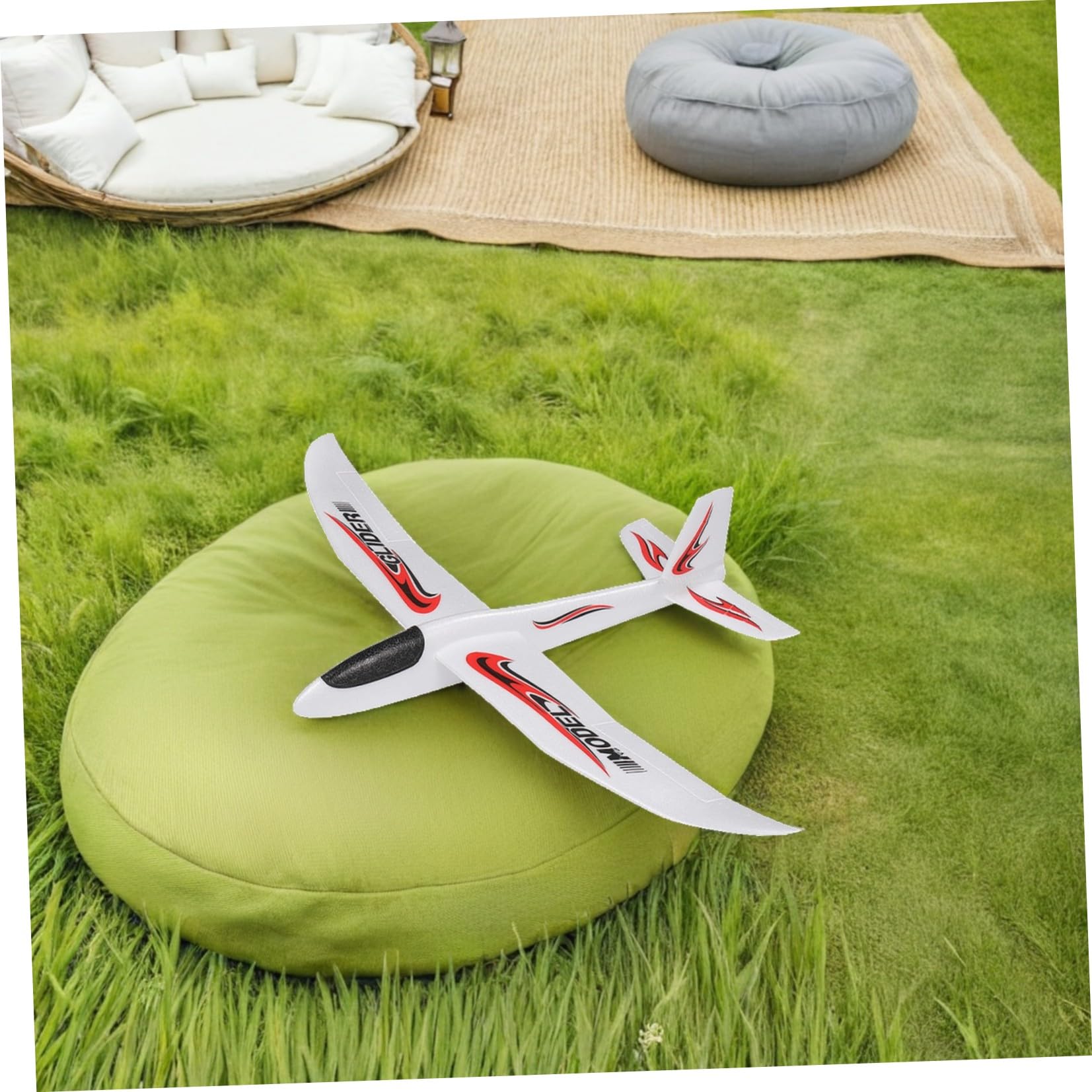 Garneck Avión de Juguete Planeador de Espuma 99cm 2 Piezas