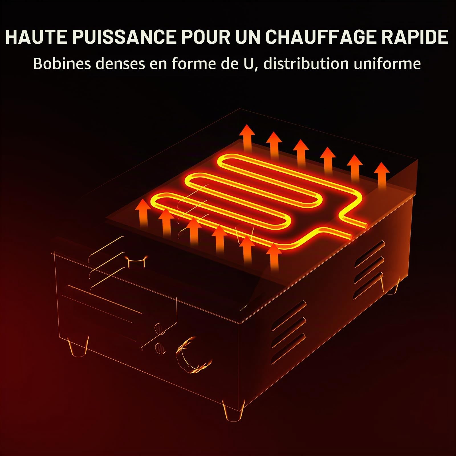 TAIMIKO Plancha Électrique Professionnelle Plaque de barbecue en Acier Inoxydable Plaque de Gril en Fonte lisse 50-300 ℃