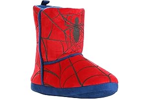 Official Marvel Spider-Man Boot Slippers for Adults