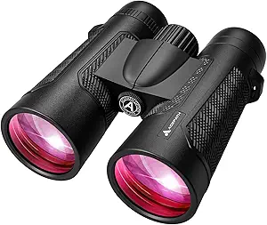 15x56 Binoculars for Adults High Powered - Large View Waterproof Binoculars with Clear Low Light Vision - Compact Binocular Essentials for Hunting Camping Cruise Travel Bird Watching Sports