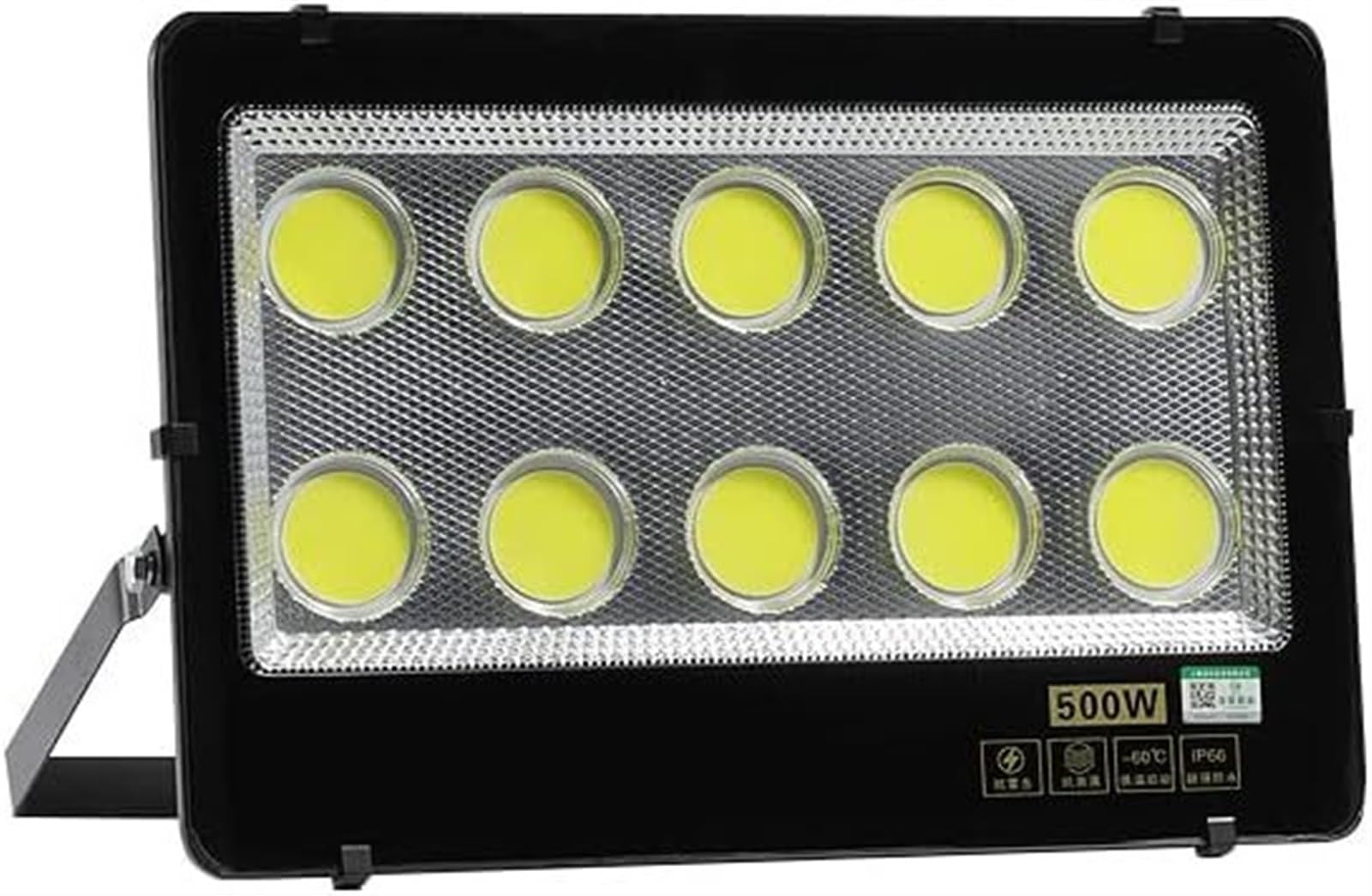 OPFdfhDFH Floodlights, LED Floodlight Outdoor Super Bright, Security Lights 180° Adjustable Spot Light, Positive White Work Lighting(500W)
