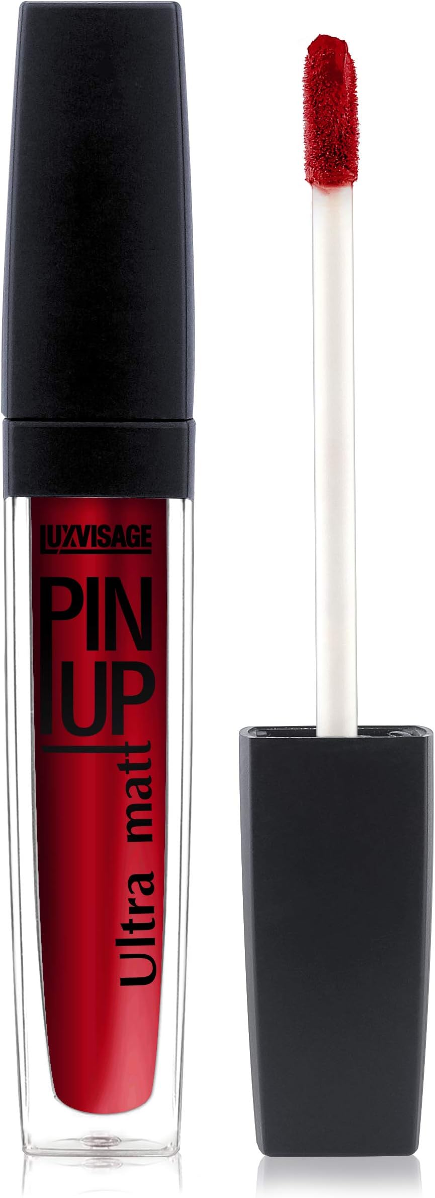 Luxvisage Ultra Matte Long-Lasting Liquid Lipstick Pin Up with Vitamin E (Shade 30, Red Salsa)