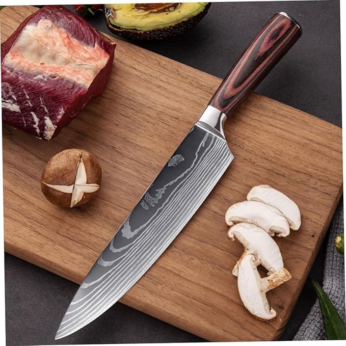 Set Cuchillos Cocina 6 Piezas Acero Aleación miniatura 5
