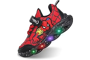 Toddler Boys Girls Spiderman Light Up Shoes