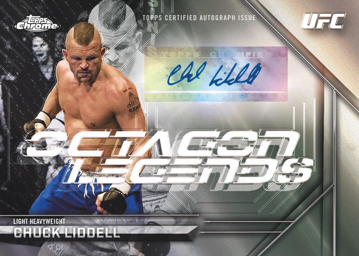 2026 Topps Chrome® UFC - Vorteilsbox (4 Karten pro Packung, 6 Packungen pro Box)