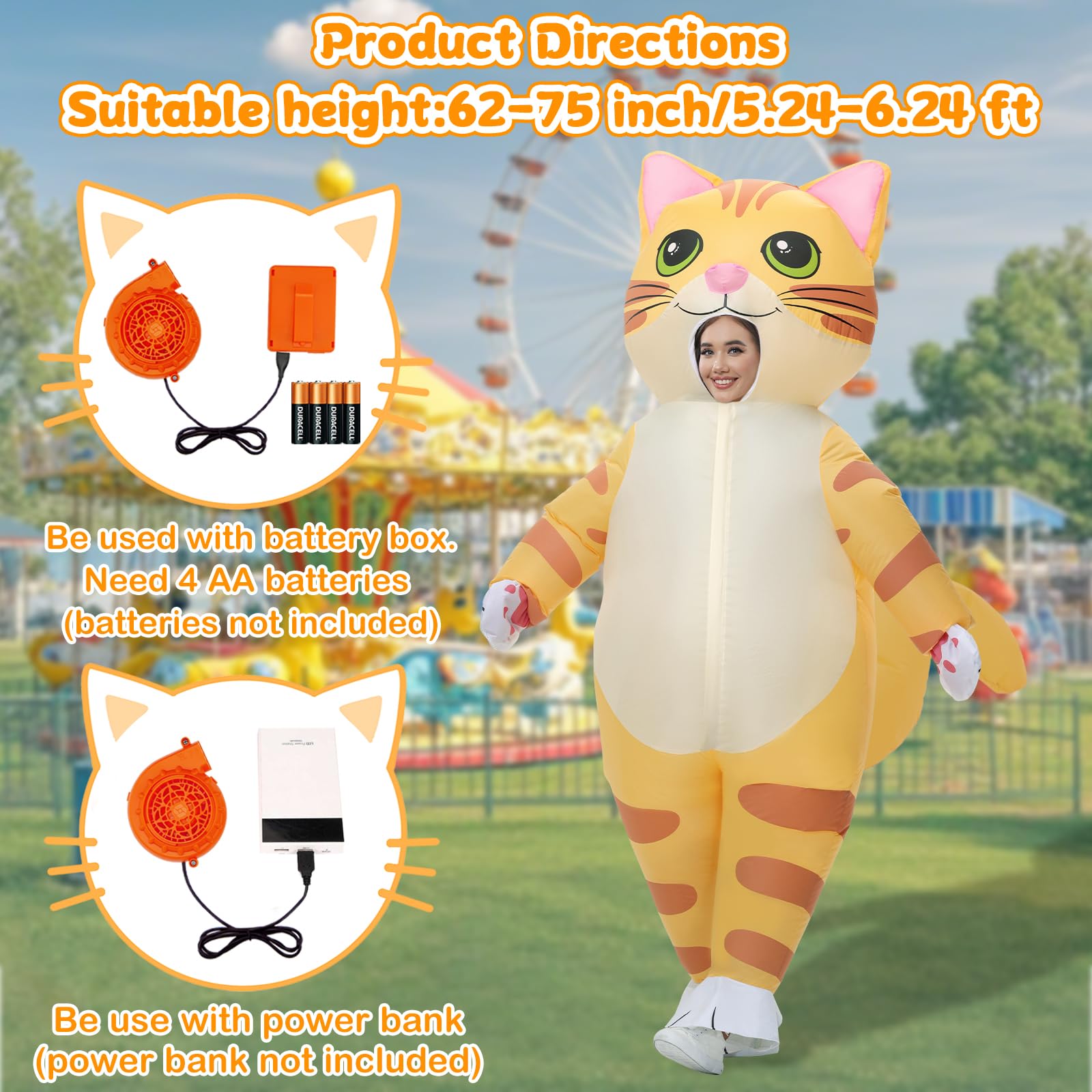 Spinosaurus Costume gonfiabile da gatto per adulti, costume natalizio gonfiabile per Halloween e Ringraziamento, costume da animale per donne e uomini