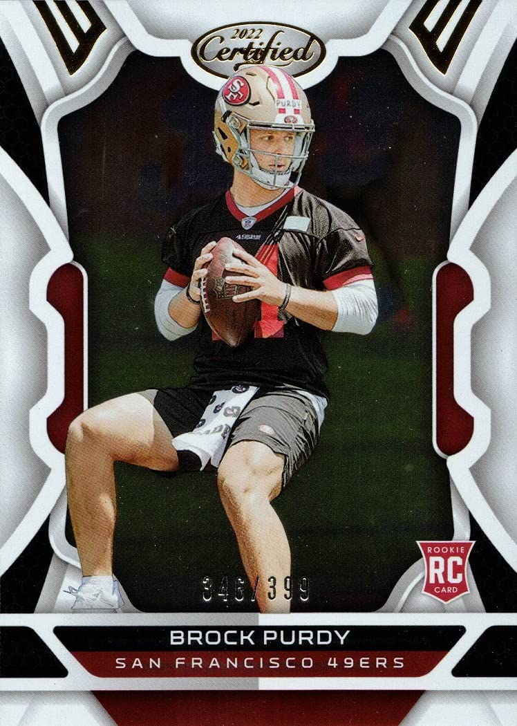 Amazon.com: 2022 Panini Certified Football #181 Brock Purdy Rookie