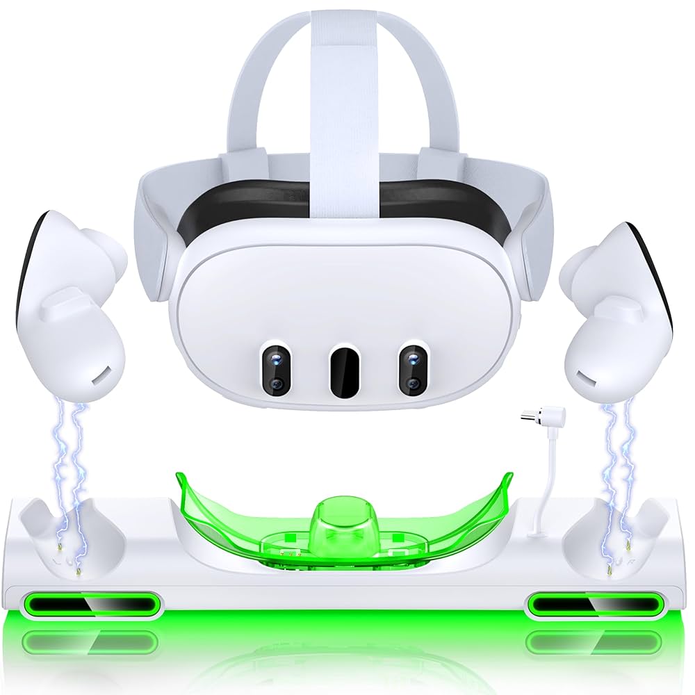 Amazon.com: Charging Dock for Meta Quest 3 VR Headset