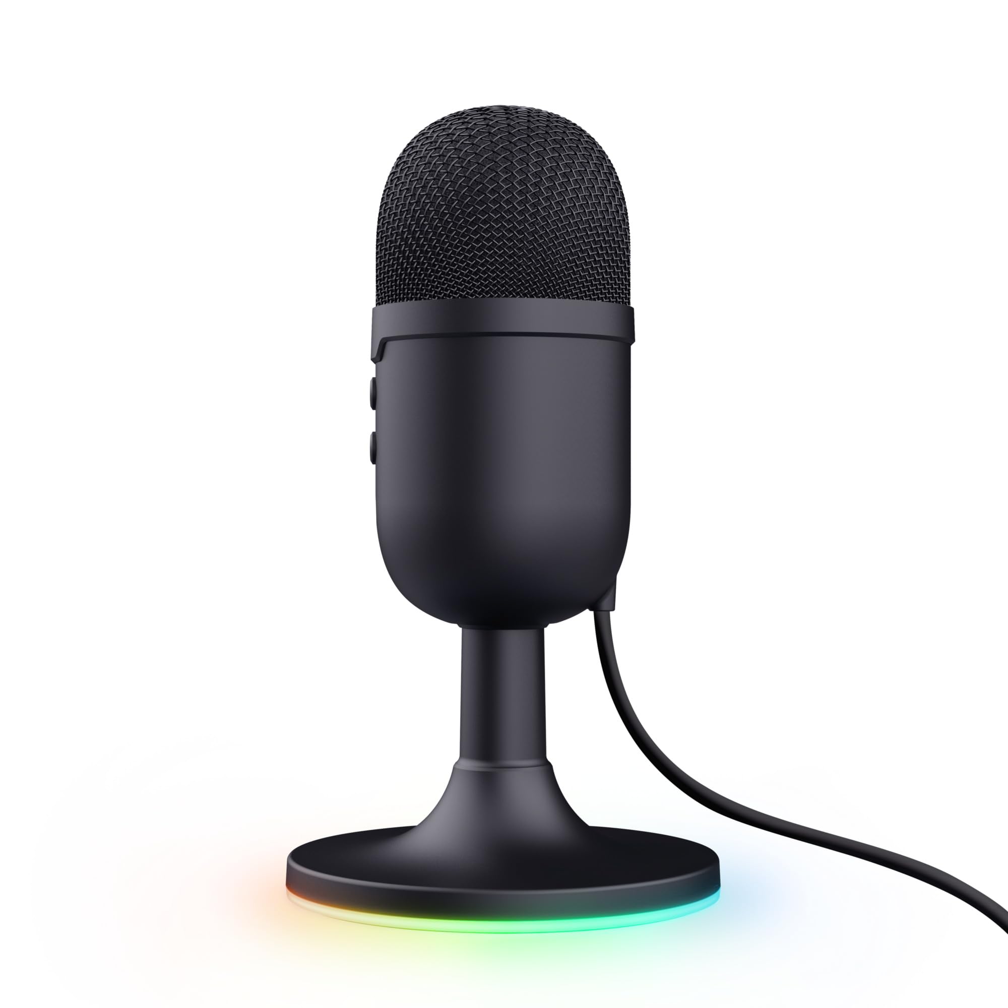 GXTrust 236 Yami Microfono a Condensatore USB da Streaming per Podcast, Gaming, Discord, Twitch, Youtube, Microfono ASMR con Pulsante di Silenziamento, Schema Cardiode, RGB - Nero