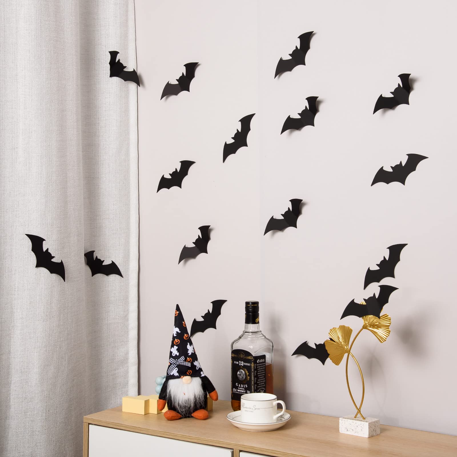 120 Halloween Papierausschnitte – Kürbis, Geist, Fledermaus, 10x10 Cm, Für Bastelprojekte & Partydeko