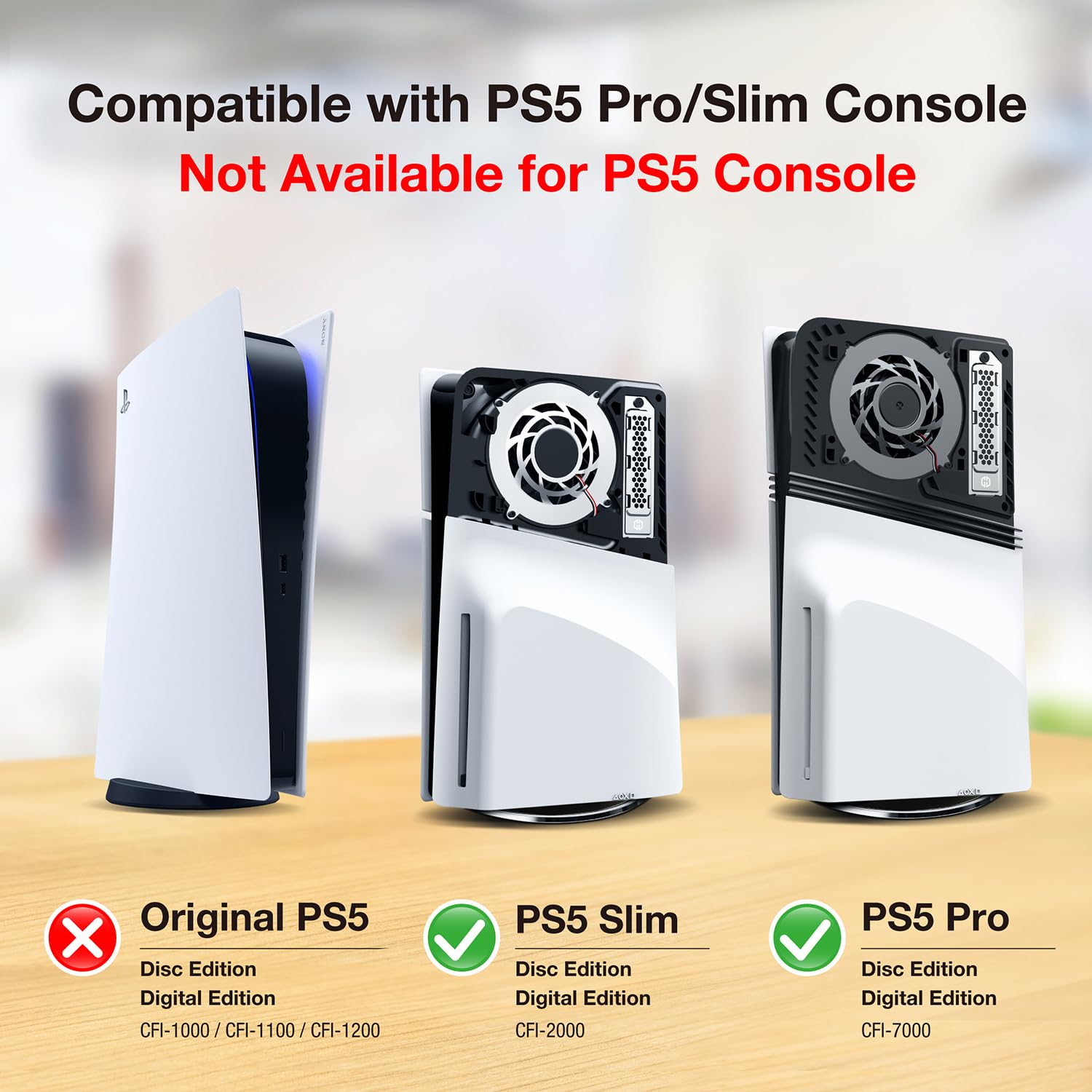 GRAUGEAR Zestaw filtrów przeciwpyłowych premium do PS5 Slim & Pro – zawiera osłonę przeciwpyłową M.2 SSD, silikonowe osłony i szczotki do czyszczenia, zwiększa trwałość
