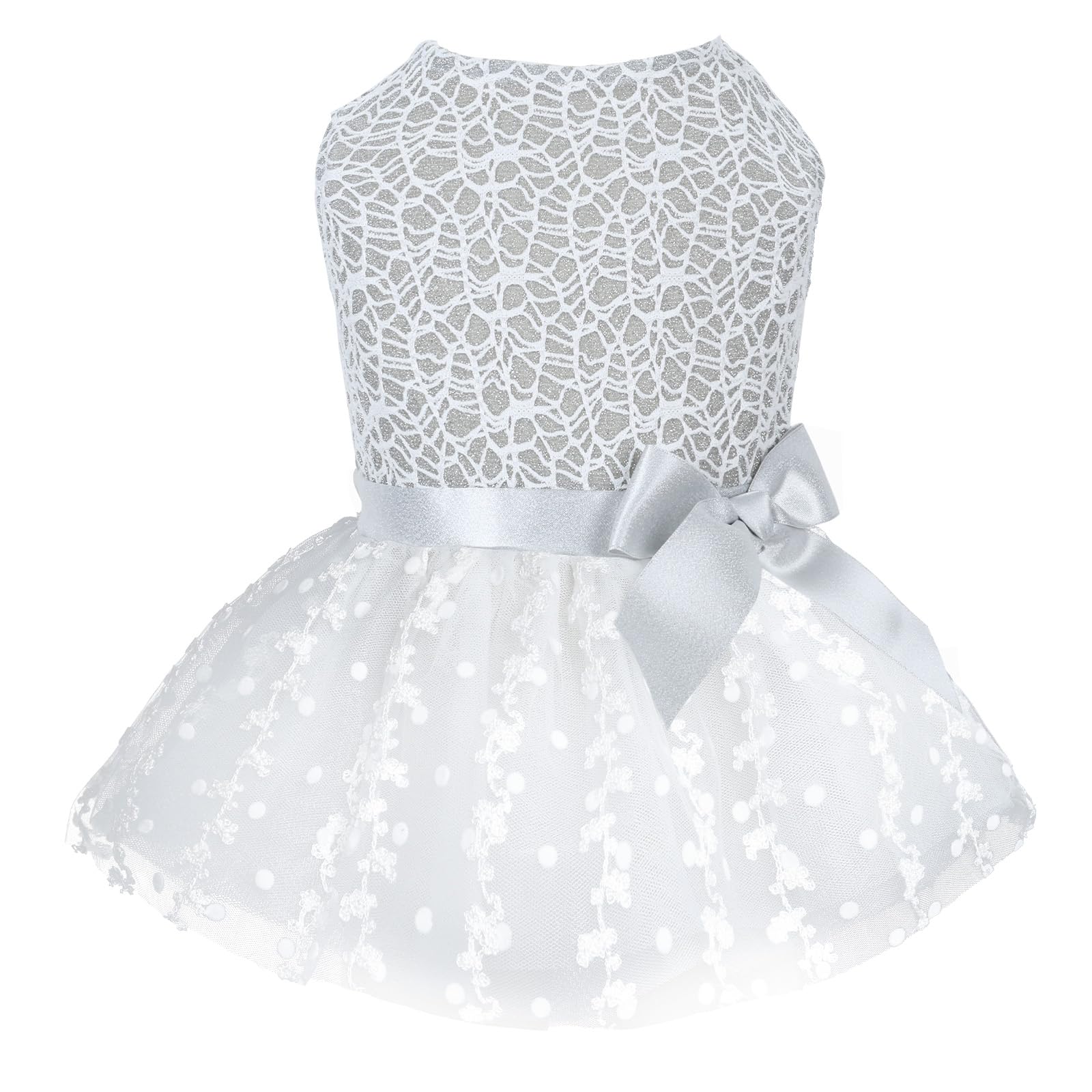 CuteBone Dog Birthday Dress Girl Puppy Skirt Tutu Cat Wedding Outfit Pet Party Clothes for Small Dogs Costume DD17M