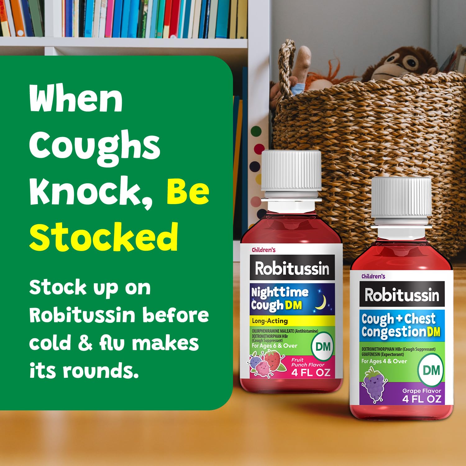 Children's Robitussin DM Day and Night Cough Relief, 4 fl oz, 2 Pack — Amazon image 10