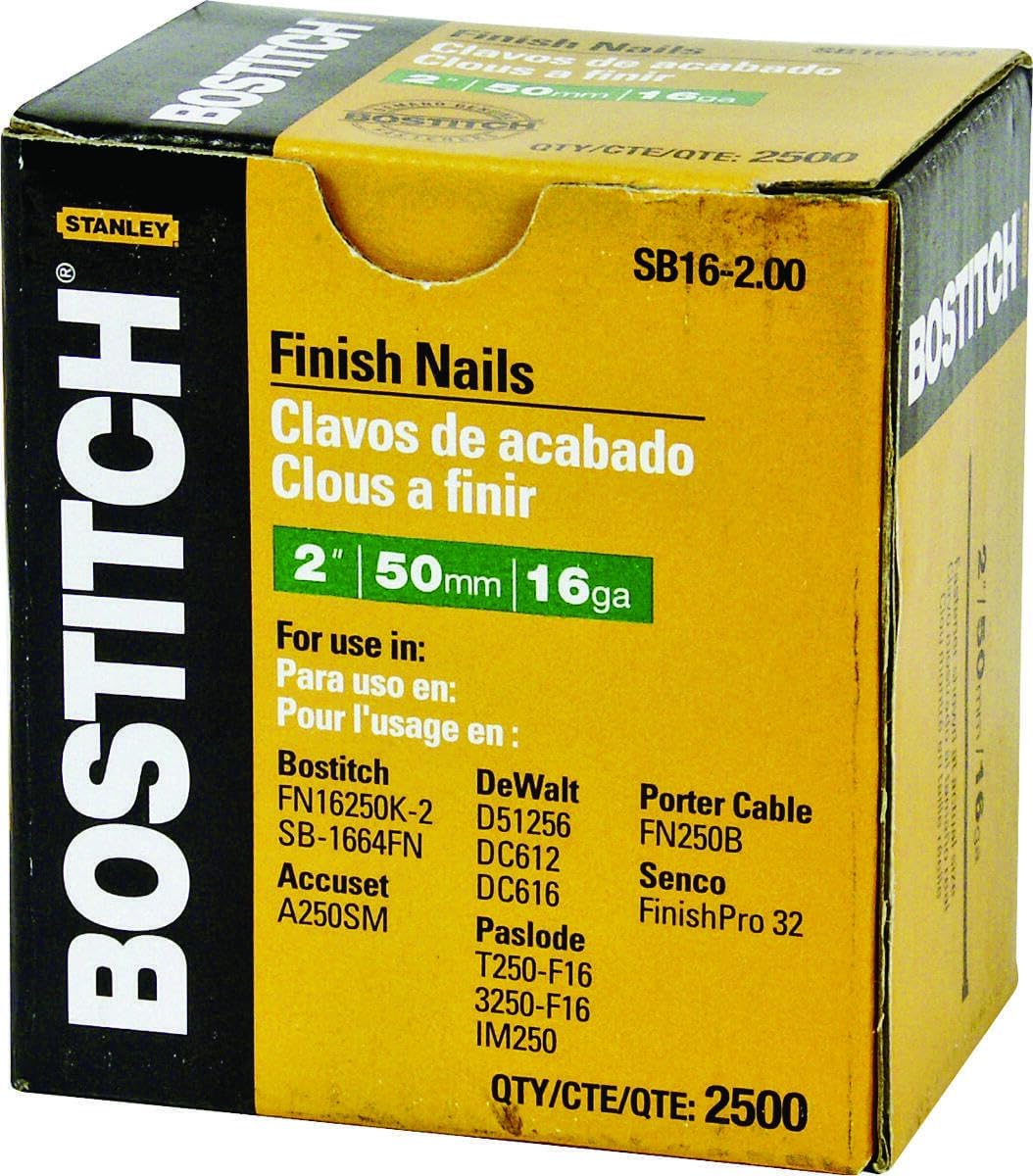 Arrow Bostitch Nail Finish 2" 16GABX2500