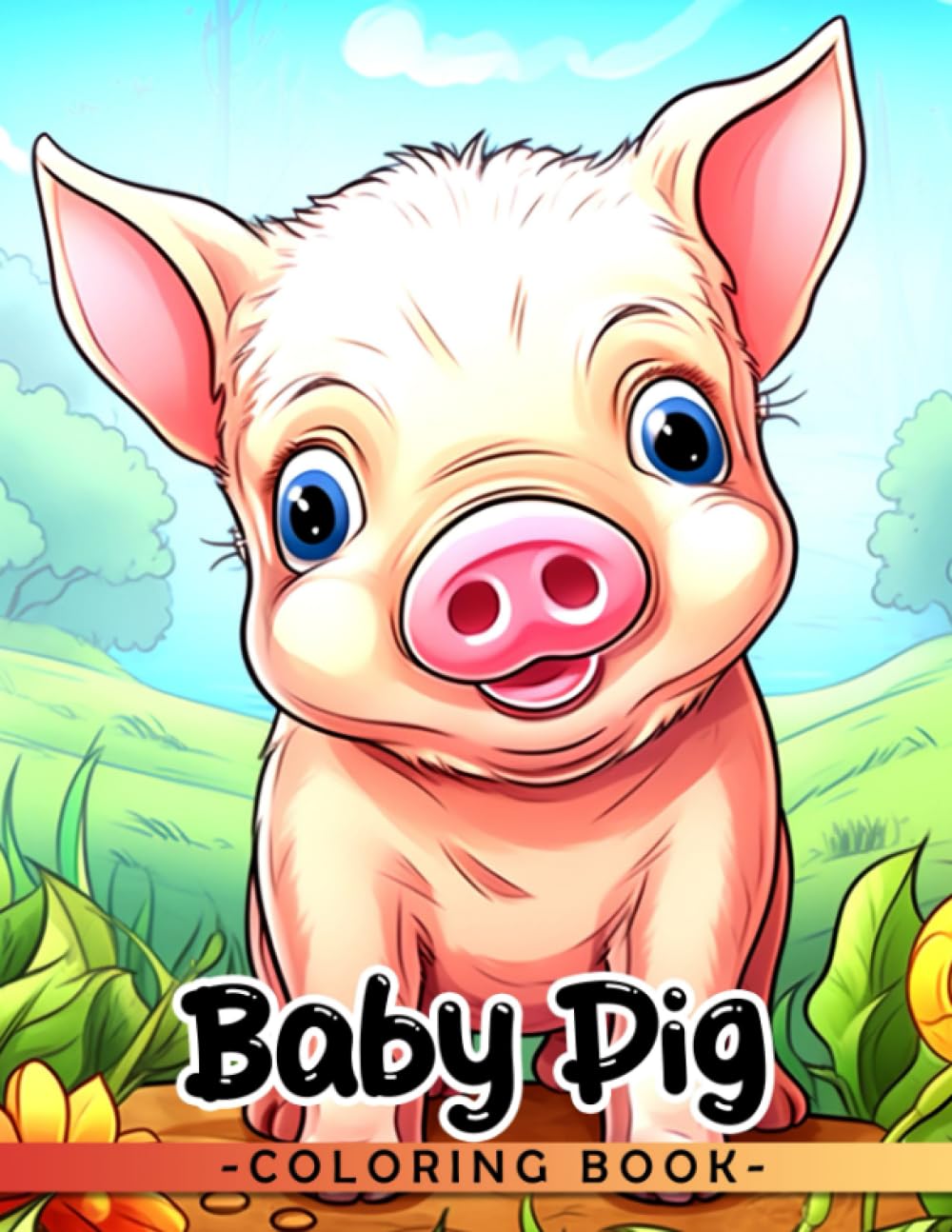 Baby Pig Coloring Book: Stunning Coloring Pages Of Baby Pig For Teens, Adults To Have Fun And Relax | Ideal Gift For Special Occasions