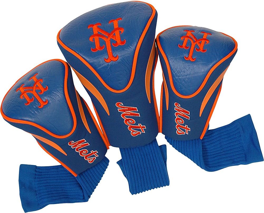 Team Golf MLB Adult-Unisex 3 Pack Contour Head Covers