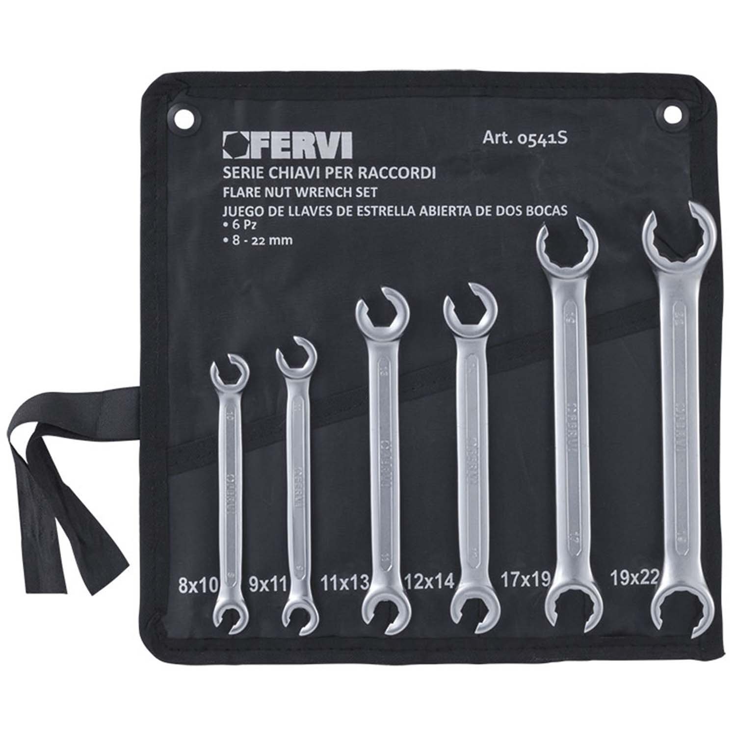 FERVI SET CHIAVI PER RACCORDI 8-22mm ART.0541S