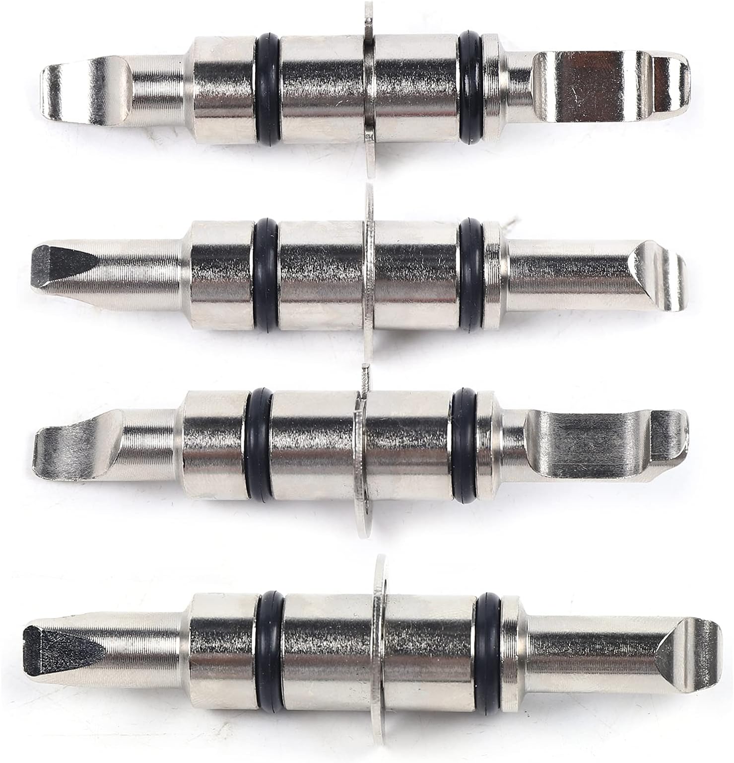 4Pcs Wheel Clamp Studs, V3D Alignment System Clamp, Reversible Rim Claw Kit, 14.35CM Diameter Car Tyre Positioning System Fixture Tools, Rim Locator Pins