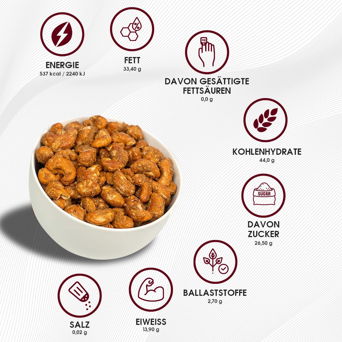 Sultan’s Palace gebrannte Cashewkerne mit Honig – 1000g –gebrannte Cashews, Cashewkerne geröstet, Cashew Nüsse, Nüsse Cashew, karamellisierte Cashewkerne, Cashews gebrannt, gebrannte Nüsse