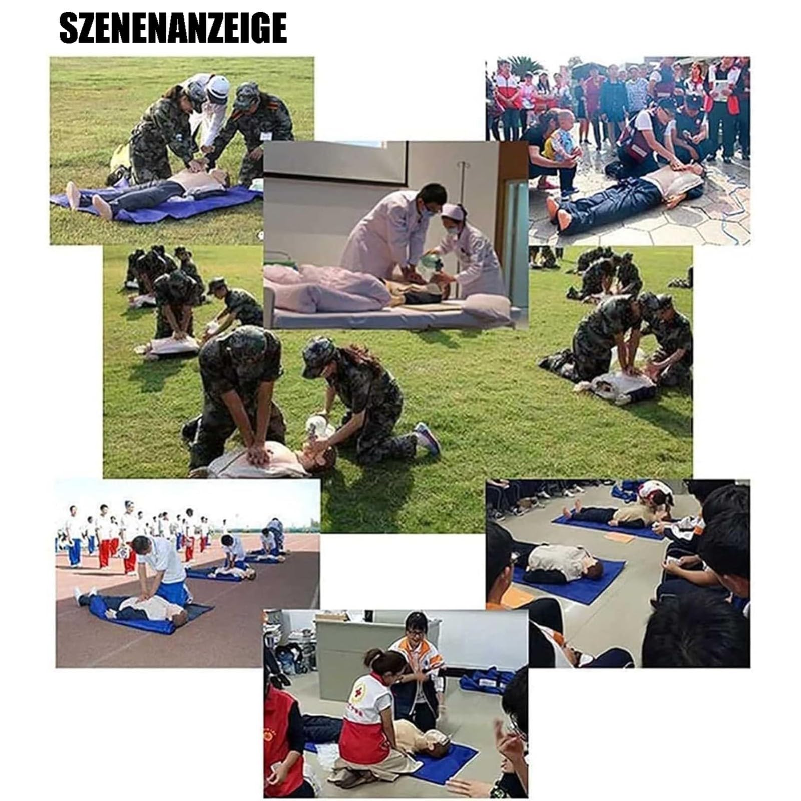 Mannequin de Formation Aux Premiers Secours En RCR Poupée de Réanimation pour Adulte pour Aide À La Formation Médicale Et Éducative