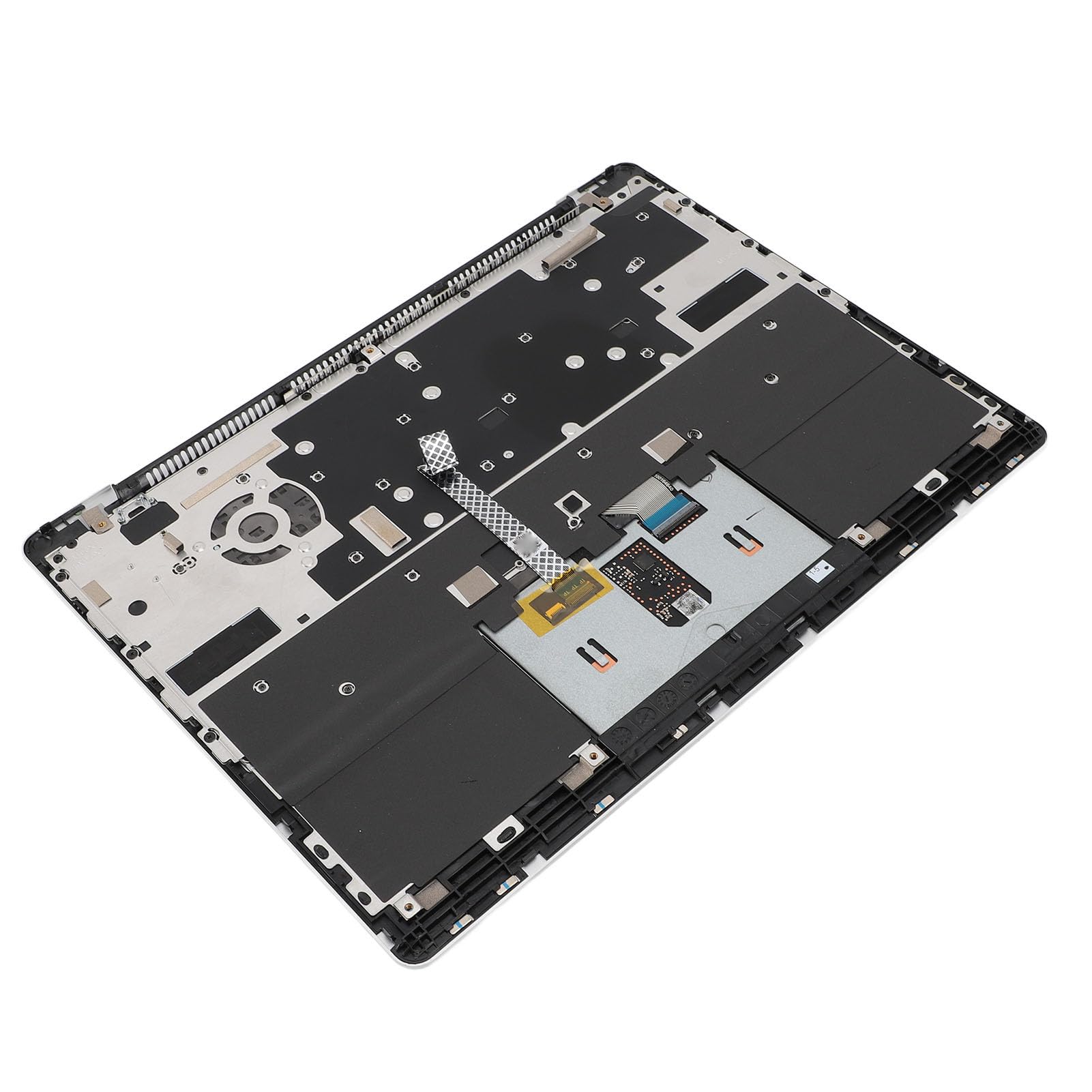Tastiera Touchpad per Laptop, Layout Qwerty di Ricambio OEM per Go 1943, Tasti Reattivi per Studenti e Professionisti, Argento