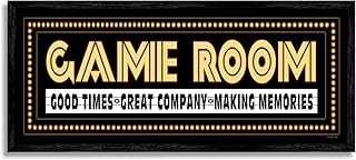 Stupell Industries Arcade Game Room Quote Vintage Style Sign, Design by Cindy Jacobs